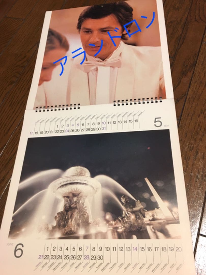 貴重】アランドロン ダーバンカレンダー 1981 - メルカリ
