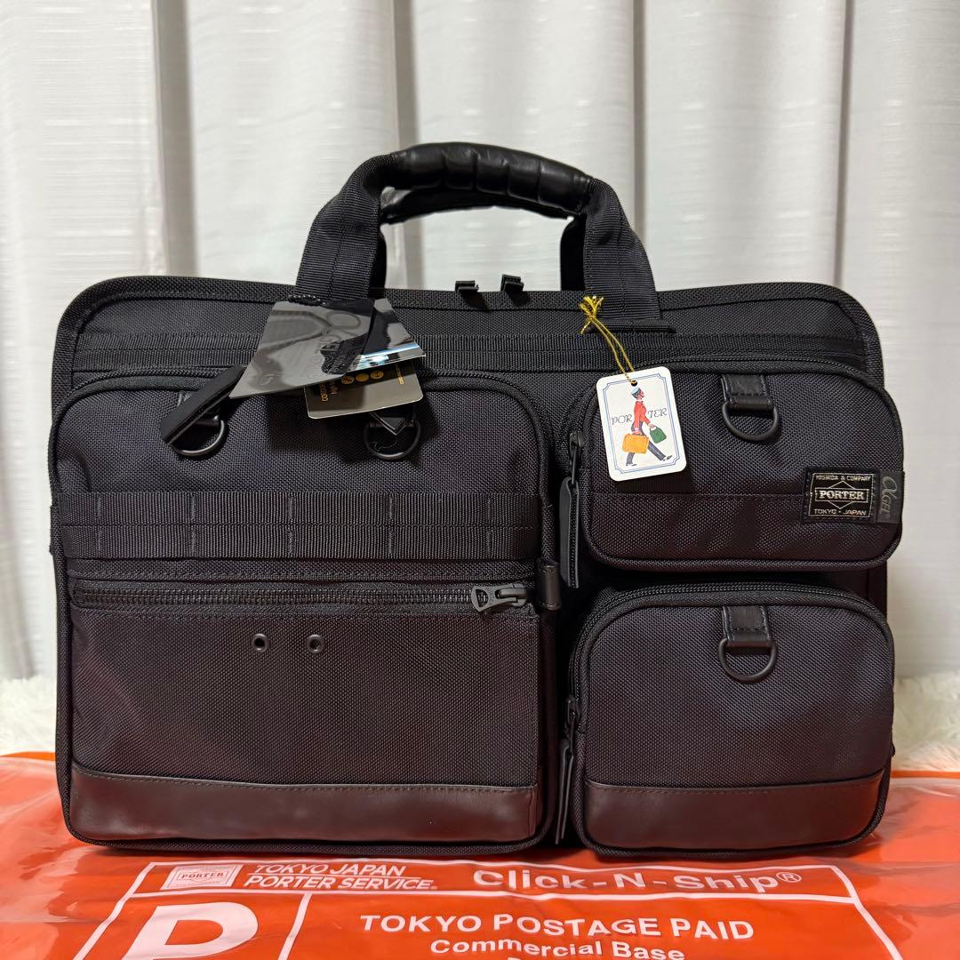 ⭐️新品未使用⭐️ PORTER αGEL GRIP 2way ビジネスバッグ 黒 - メルカリ
