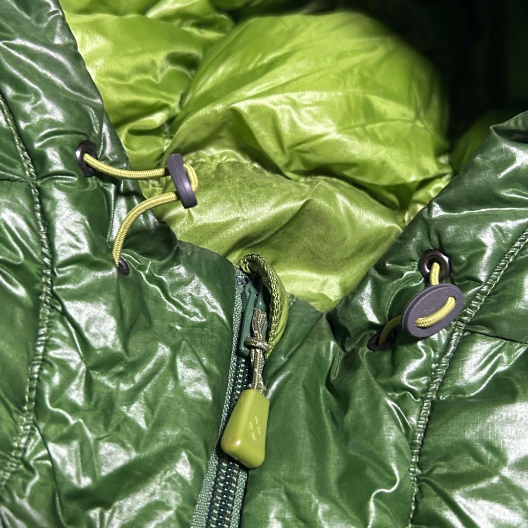 人気色 mont-bell スペリオダウンパーカ 800FP グリーン M 緑 - メルカリ