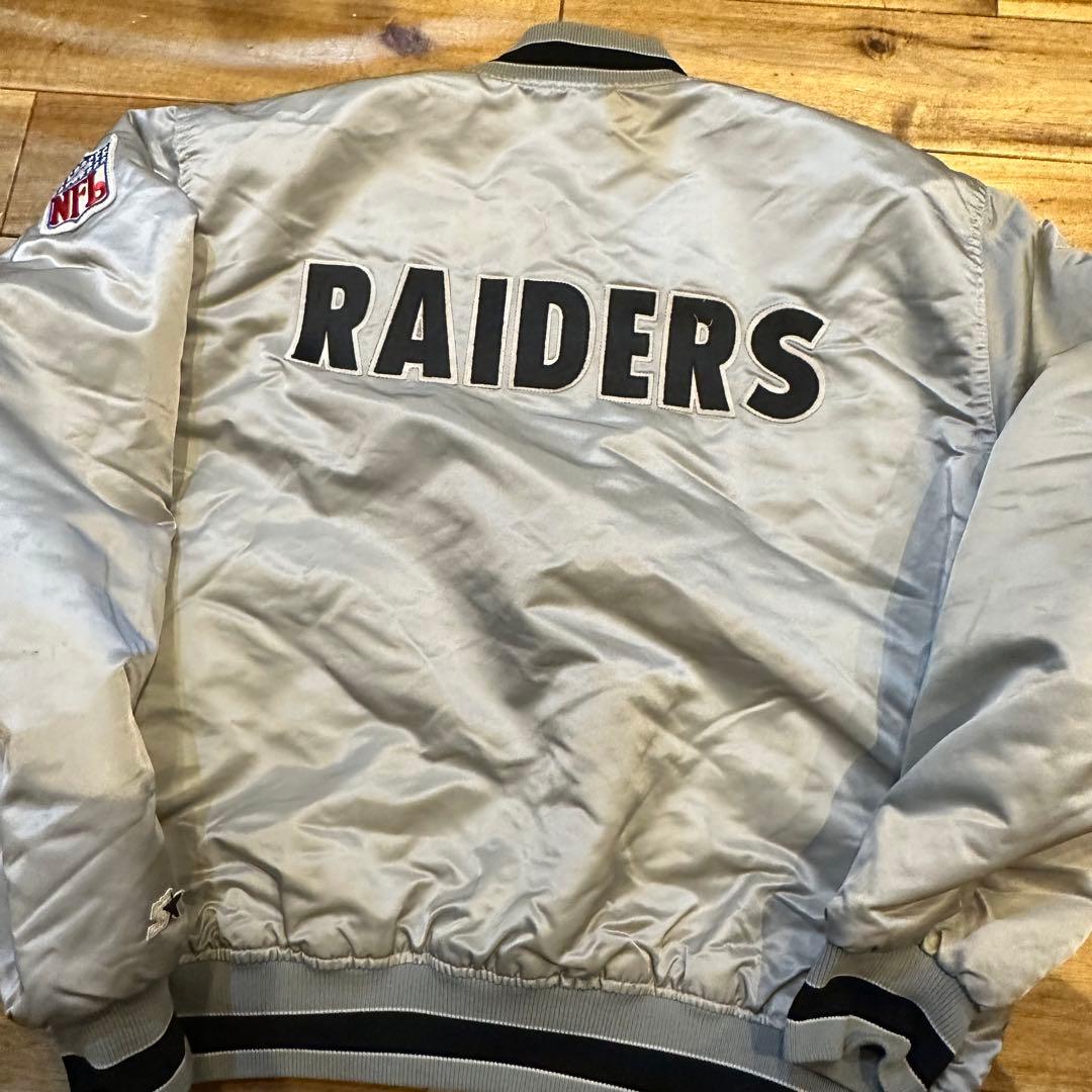 vintage Los Angeles raiders Starter シルバー - メルカリ