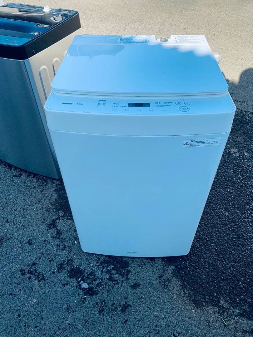 送料設置無料　TWINBIRD 全自動電気洗濯機　WM-EC70 beisiadenki_2702420001626-012