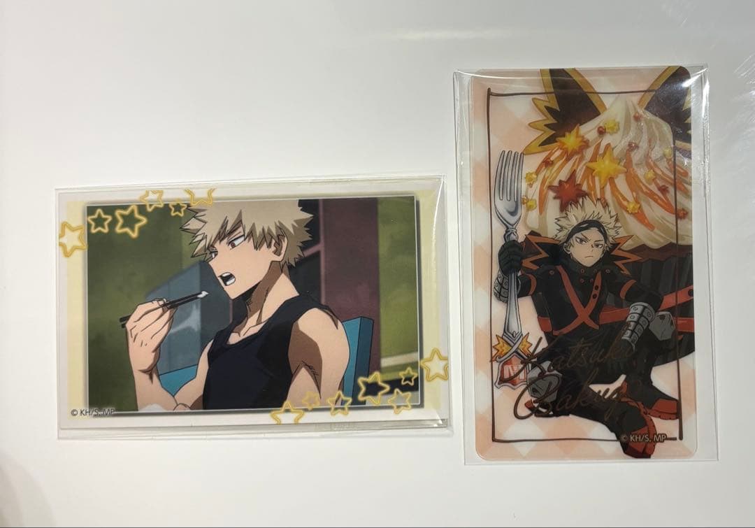 ヒロアカ オープンスクール クリアカード カップケーキ B賞ステッカー