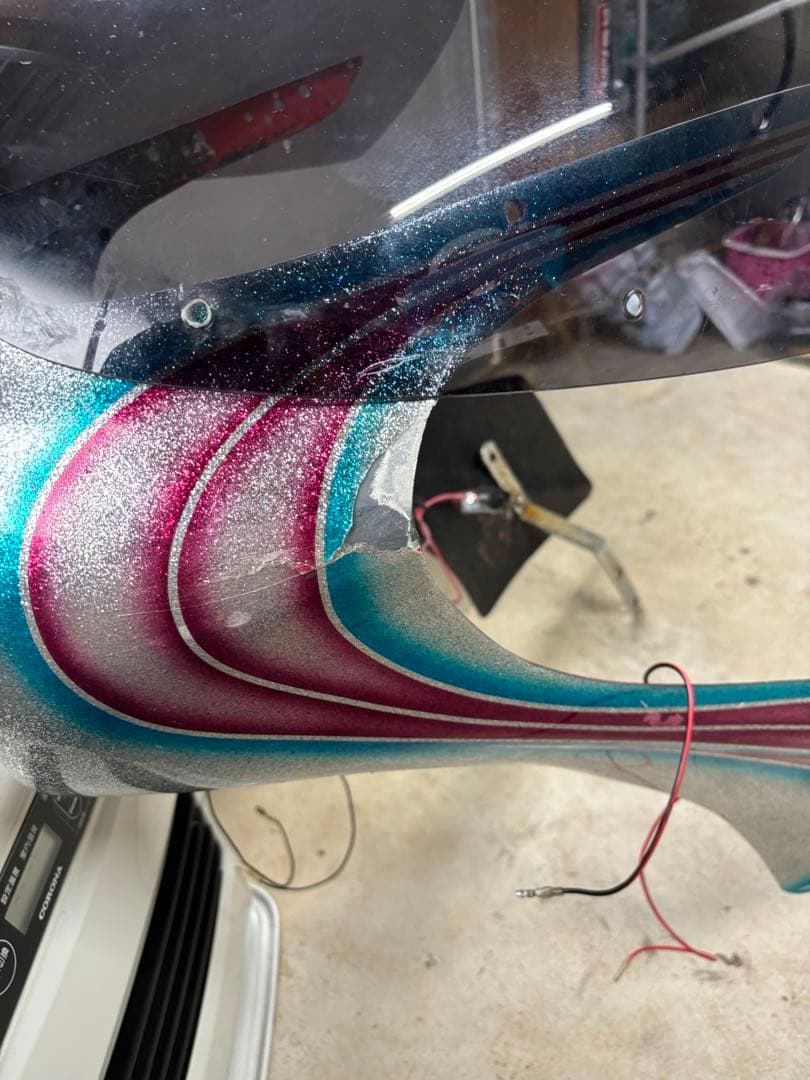 やーゆー様専用 デュアルカウル 傷 塗装割れ Q4698216