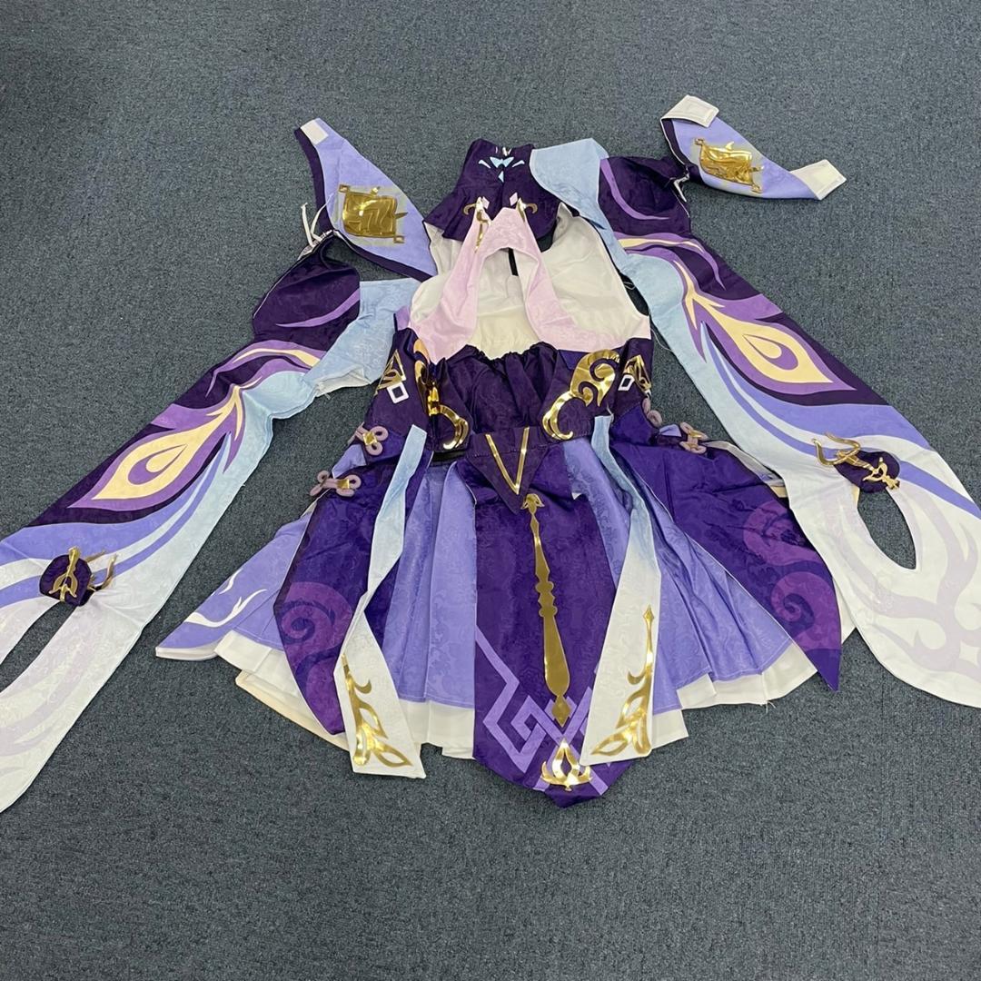 原神 コスプレ 衣装 刻晴 ウィッグ XXL - メルカリ