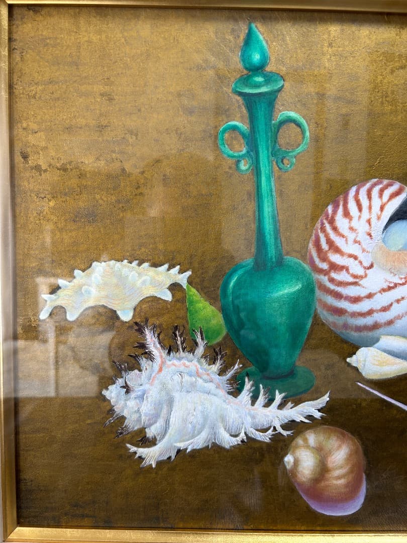 立松富雄作 『貝の詩』 (油彩)