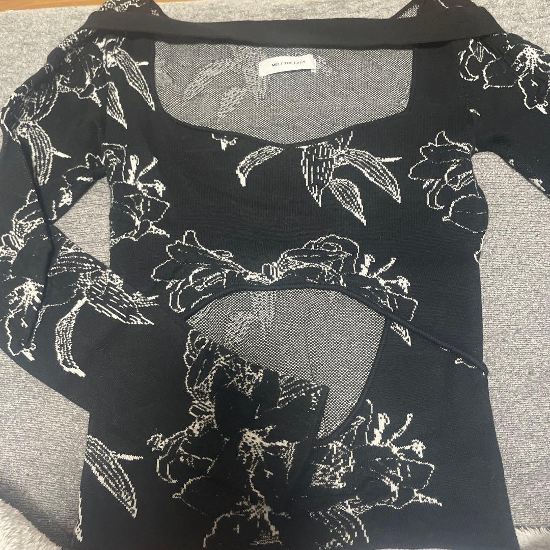 melt the lady lily open tops black - メルカリ