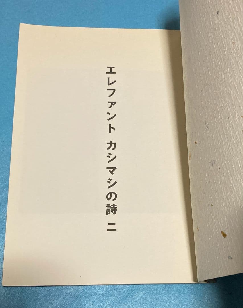 エレファントカシマシの詩 一 二 宮本浩次 エレカシ 詩集 廃盤 初期