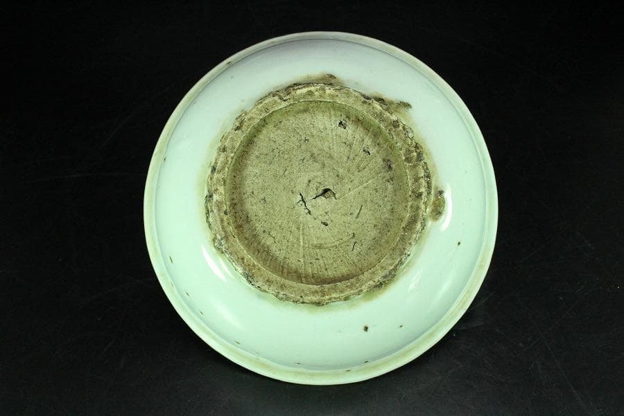 唐物 古染付 青花 青菜紋 皿 十件揃 虫喰い 中国(K-A408) - メルカリ