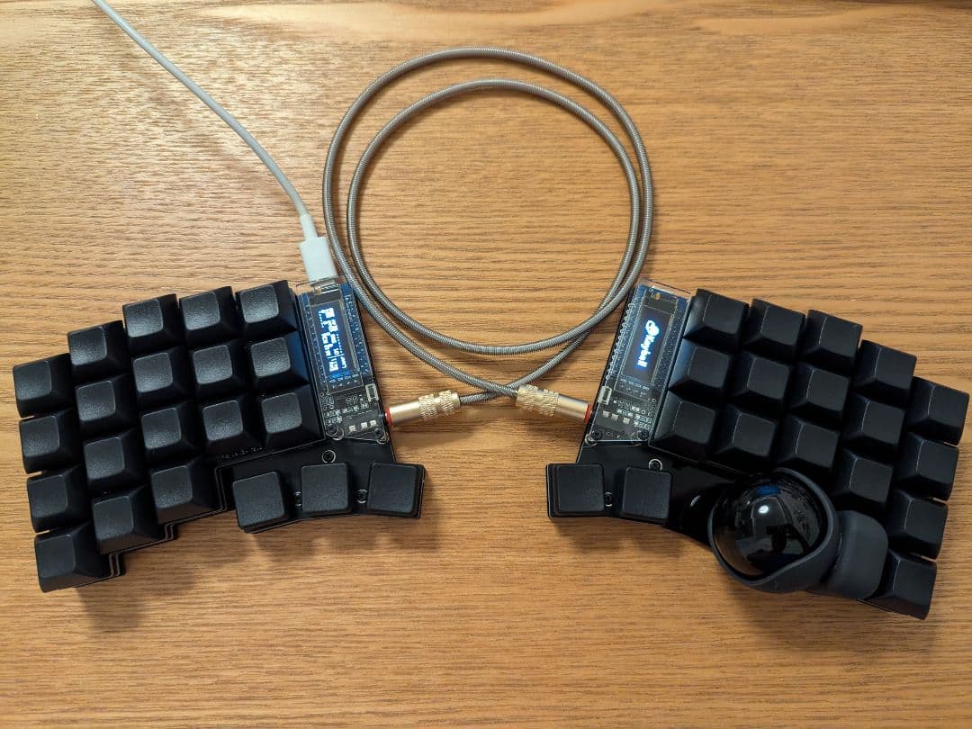 Keyball39 黒基板・黒アクリル仕様 動作確認済 - メルカリ