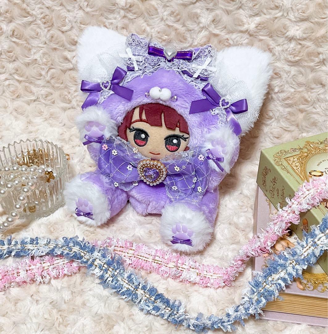 ちびぐるみサイズ ネコちゃん着ぐるみ おすわり ぬい服 - メルカリ