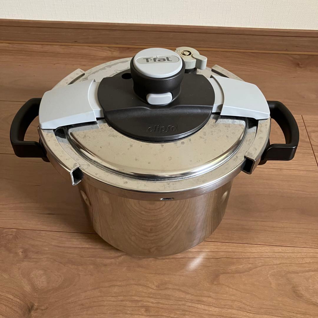T-fal ティファール 圧力鍋 クリプソプルミエプラス 6L ガラス蓋 中