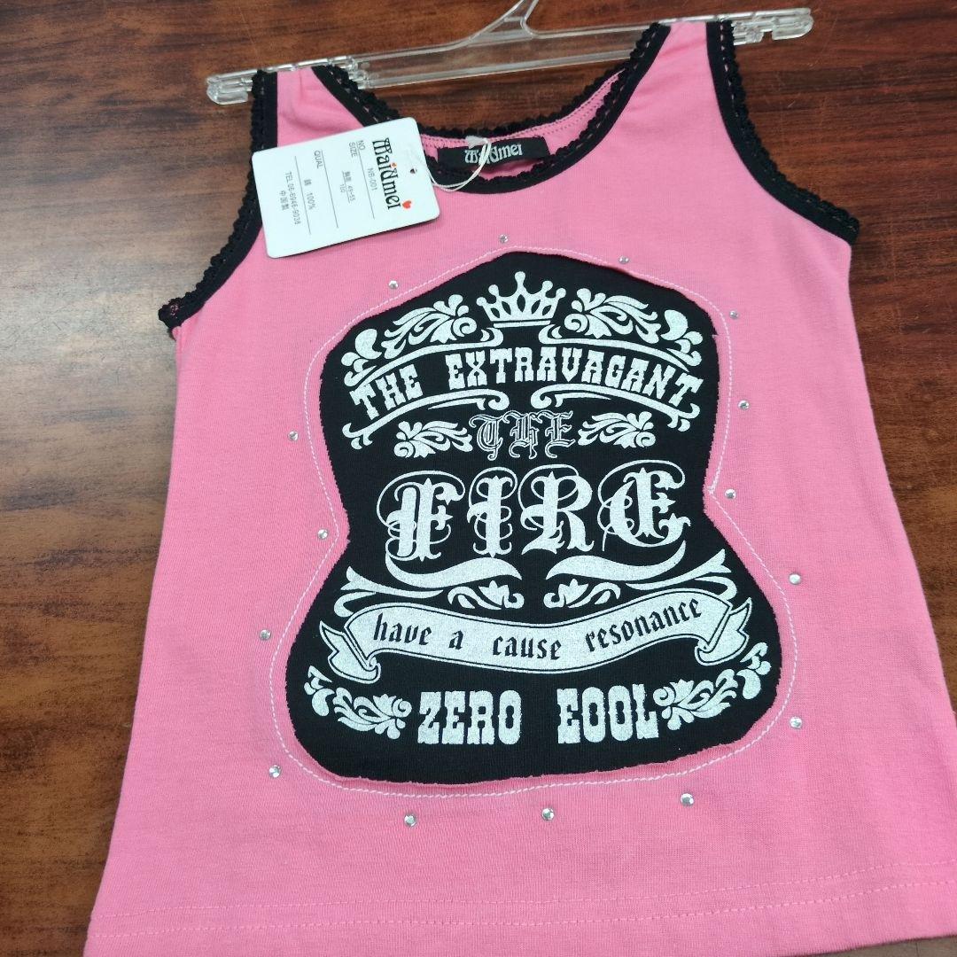 タグ付き平成ギャルタンクトップノースリーブ 100cm 未使用#y2k - メルカリ