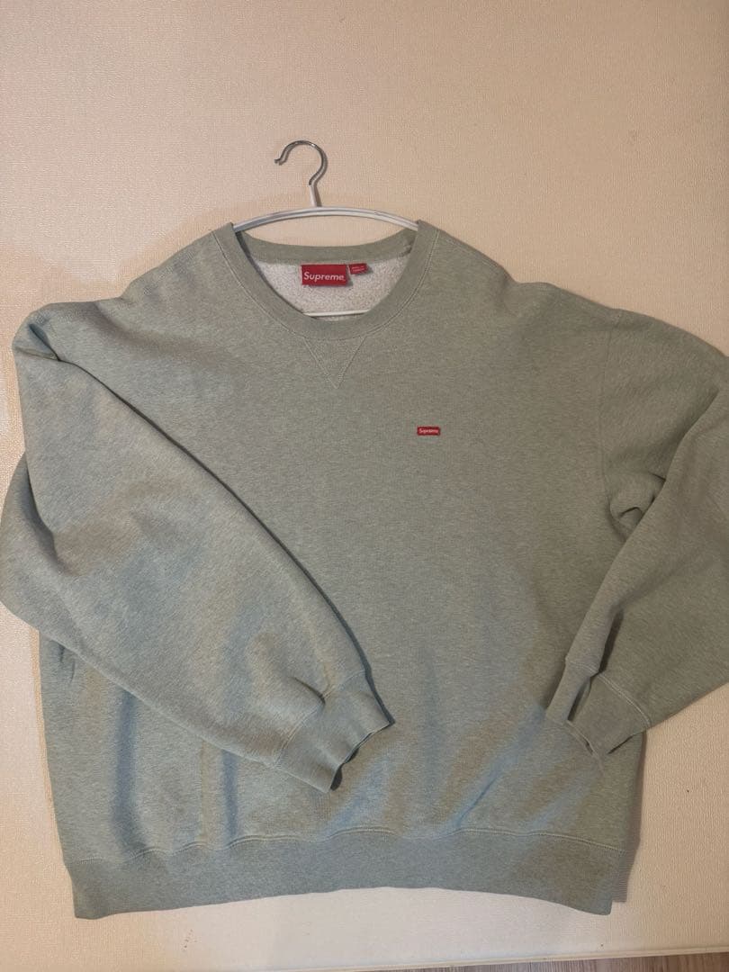 Supreme Small Box Logo Crewneck XL グレー Supreme Box Logo Crewneck Heather Grey Size XLarge FW22 Brand New