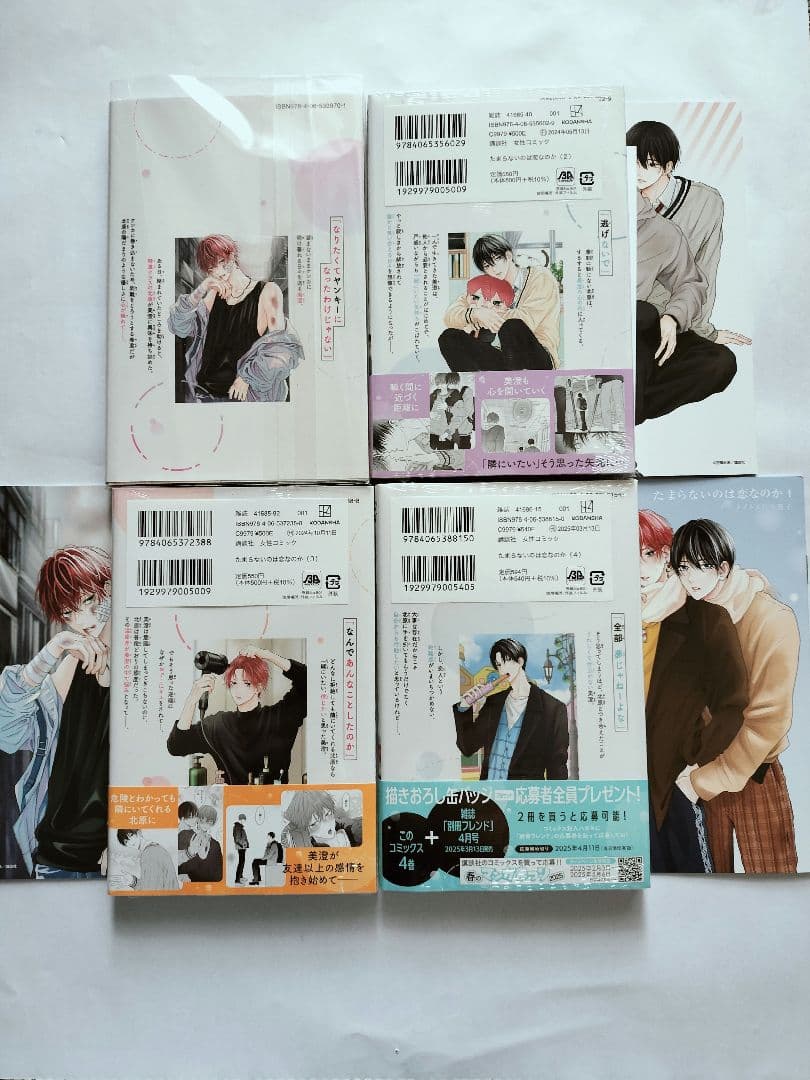 たまらないのは恋なのか ①②③④ アニメイト 小冊子付 - メルカリ