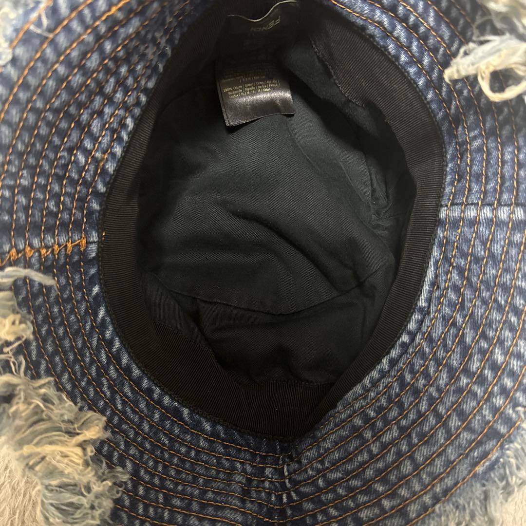 FENDI デニムバケットハット バケハ - メルカリ