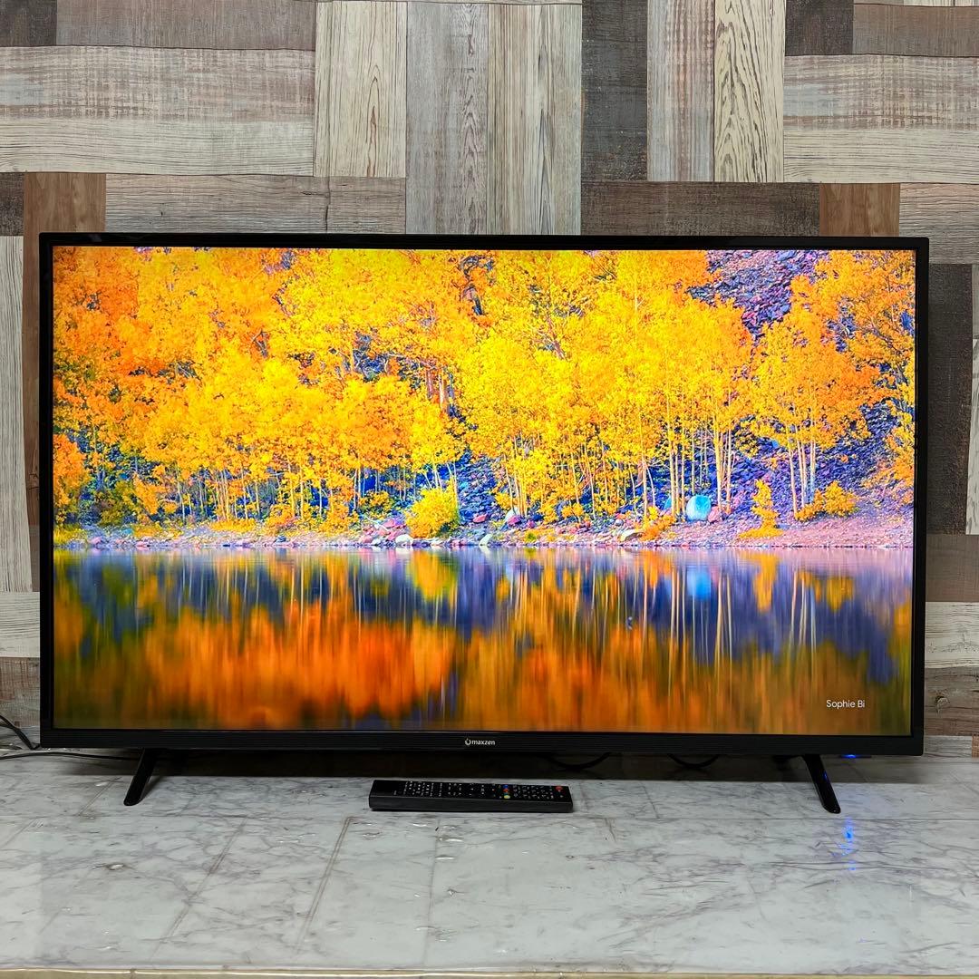 アラさん全国送料込4年前購入マクスゼン43型4KTV裏番組録画ゲームモード