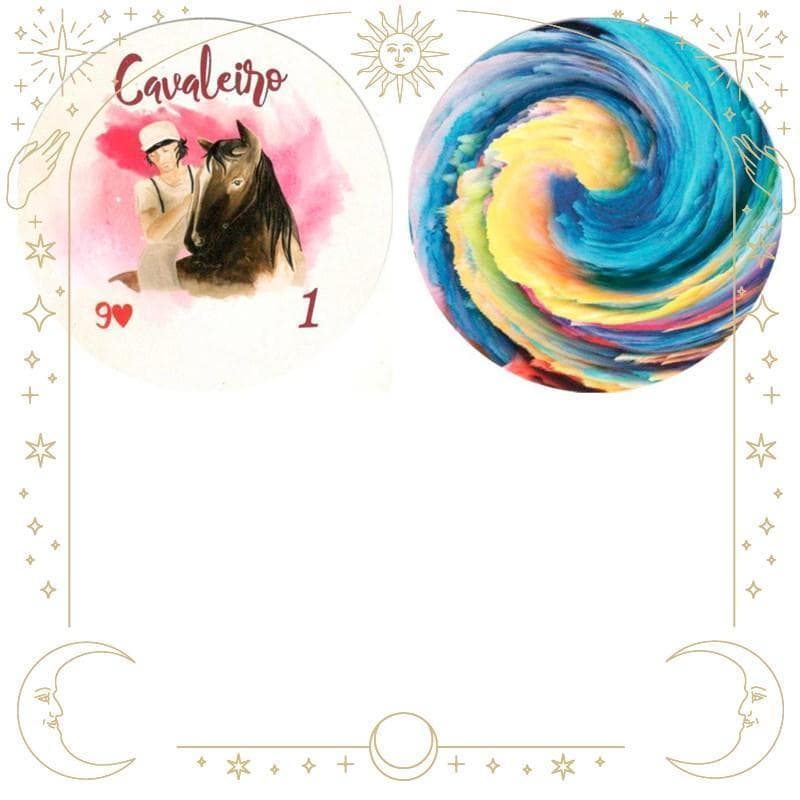 希少インディーズデッキ✨珍しい円形カード✨美しく優しい水彩画の