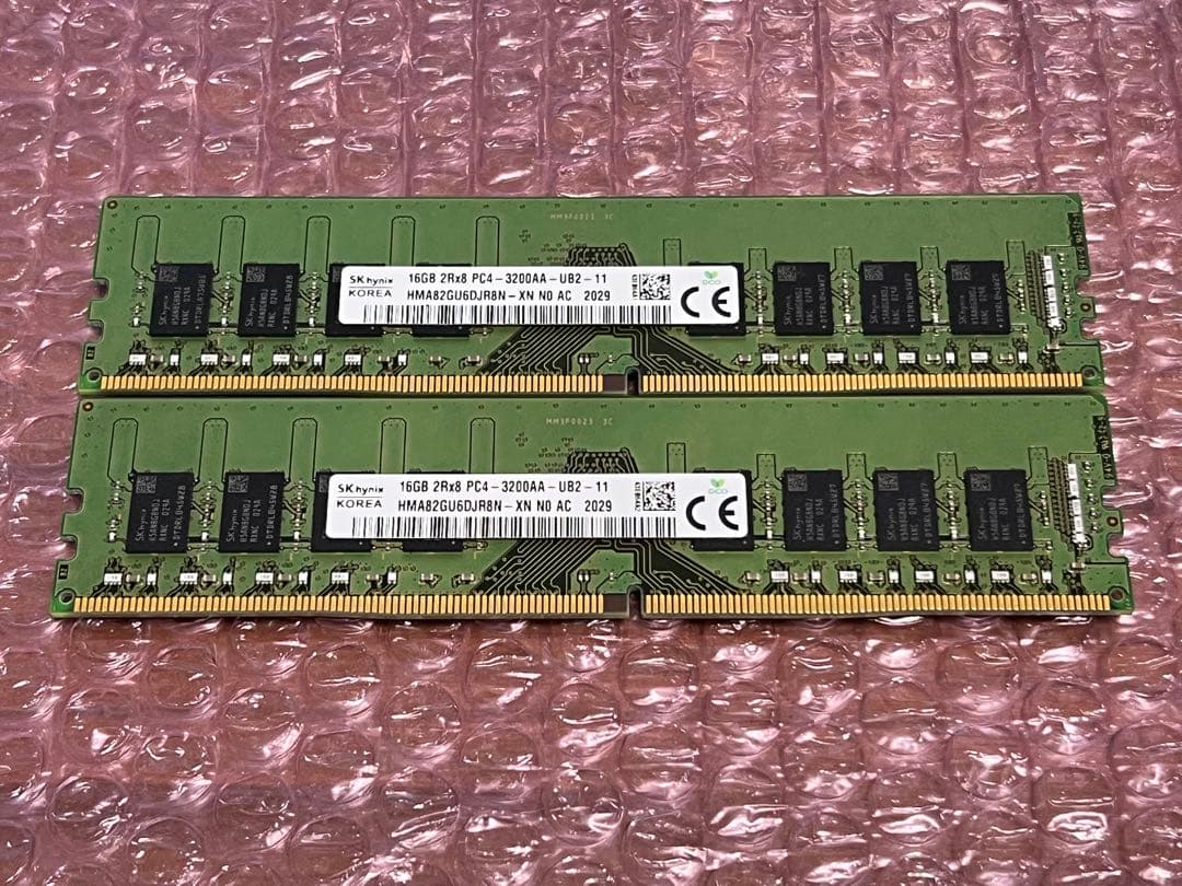 DDR4 デスクトップ用メモリ PC4-3200 16GB 2枚 動作確認済 Amazon.co.jp: ノートPC用メモリ PC4-25600(DDR4-3200) 32GB(16GBx2枚