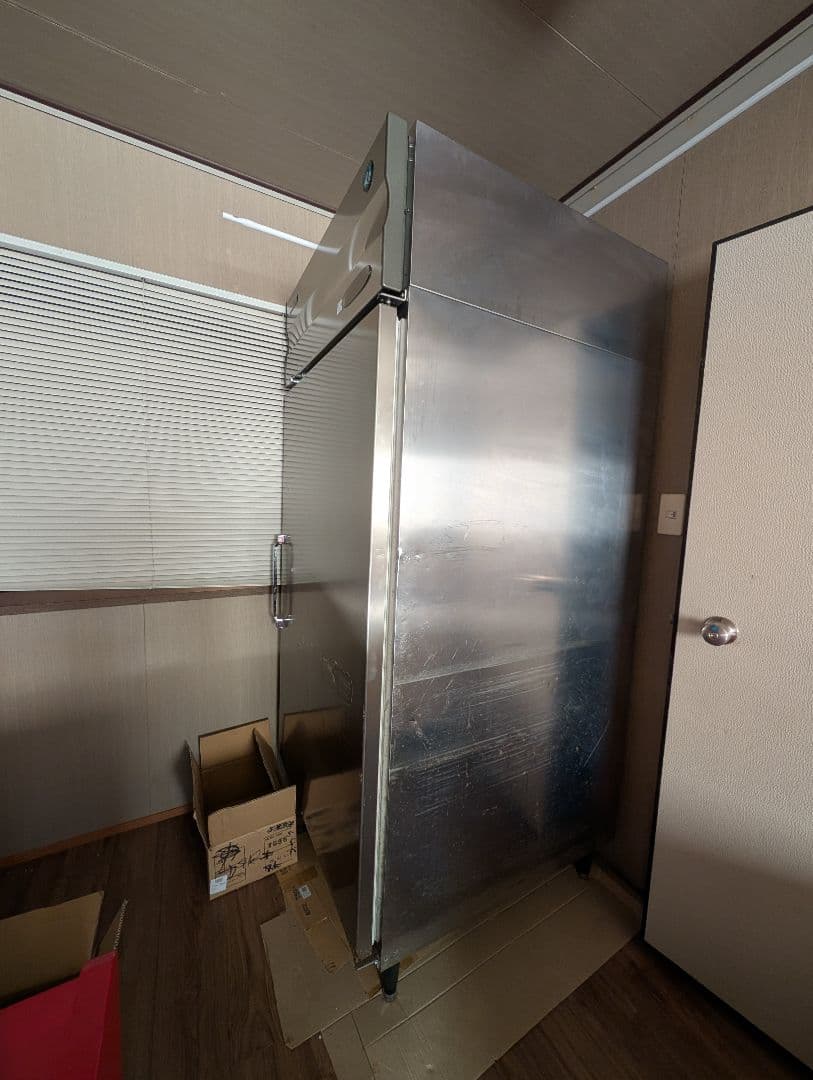 業務用 ホシザキ大型冷蔵庫 ステンレススチール 4段棚 - メルカリ