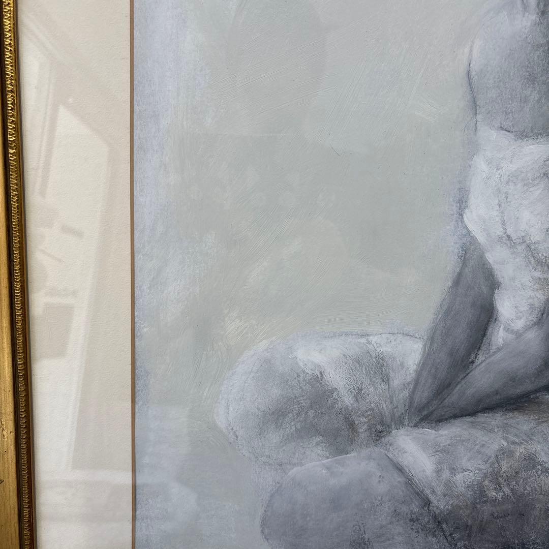 画家　串田都美雄氏　人物画