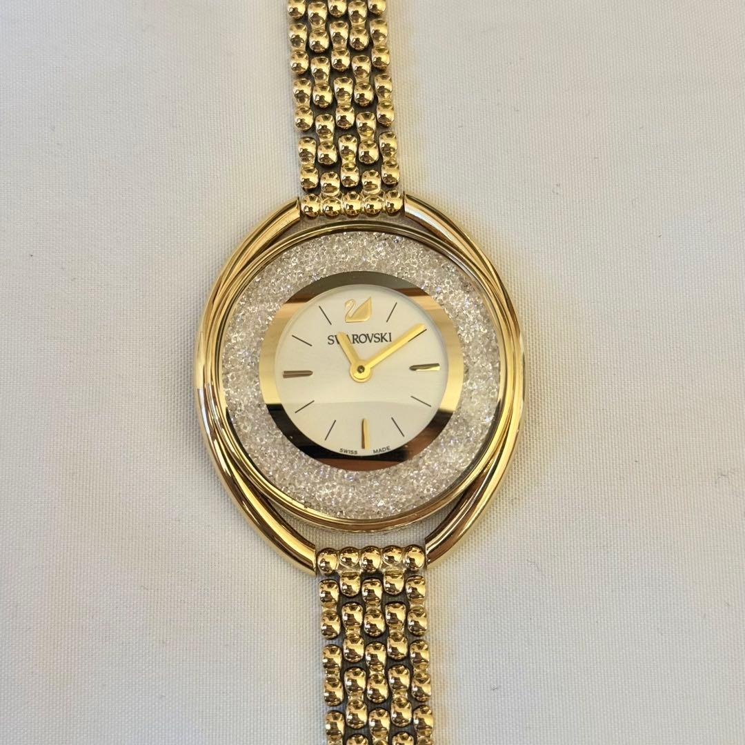 美里様専用 Swarovski ゴールド 腕時計 箱付き
