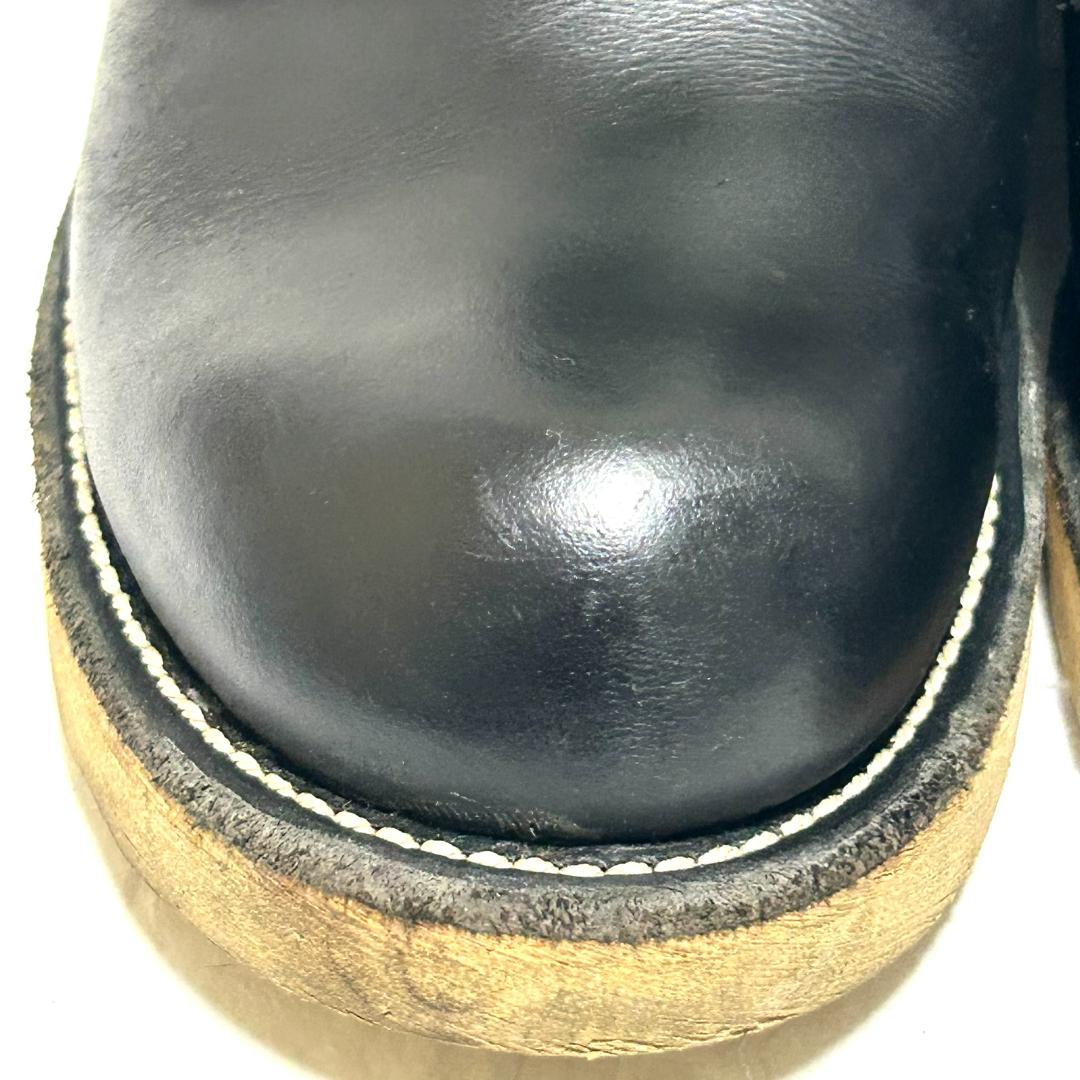 美品　レッドウィング　８１６５　26.5D プレーントゥ　箱付き　黒　レザー