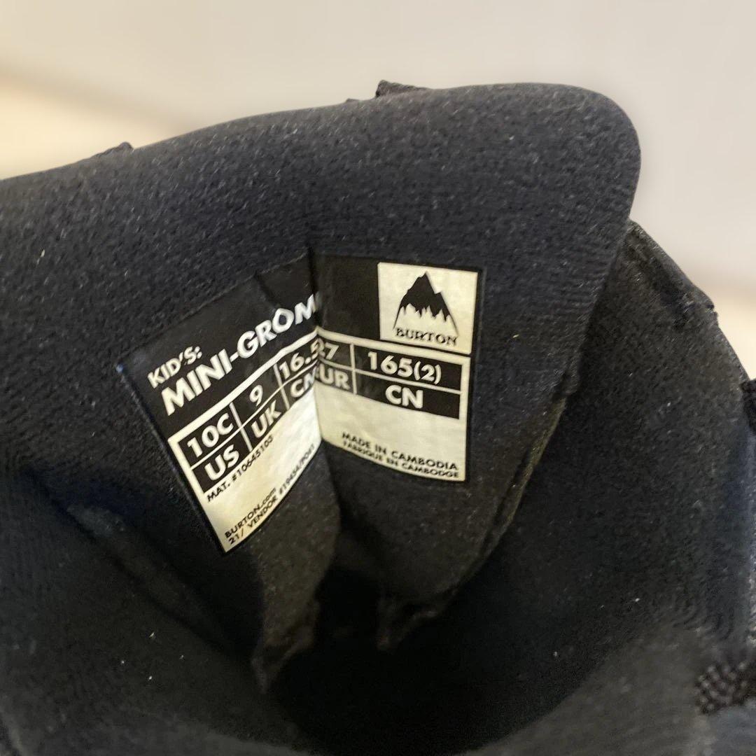 【16.5cm】 BURTON MINI-GROM キッズ スノーボードブーツ