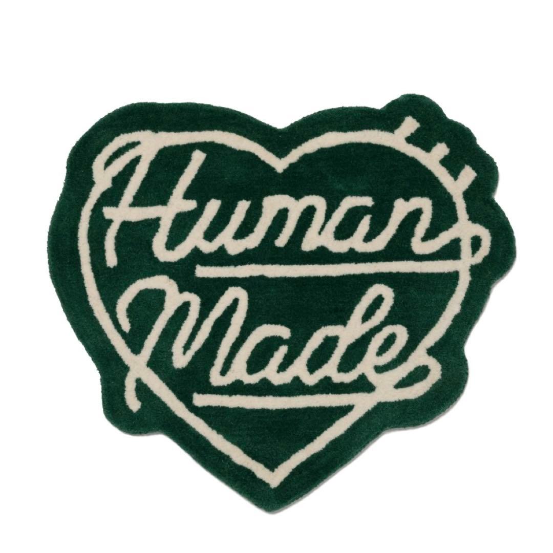 小物 HUMAN MADE Heart Rug \"Green\"