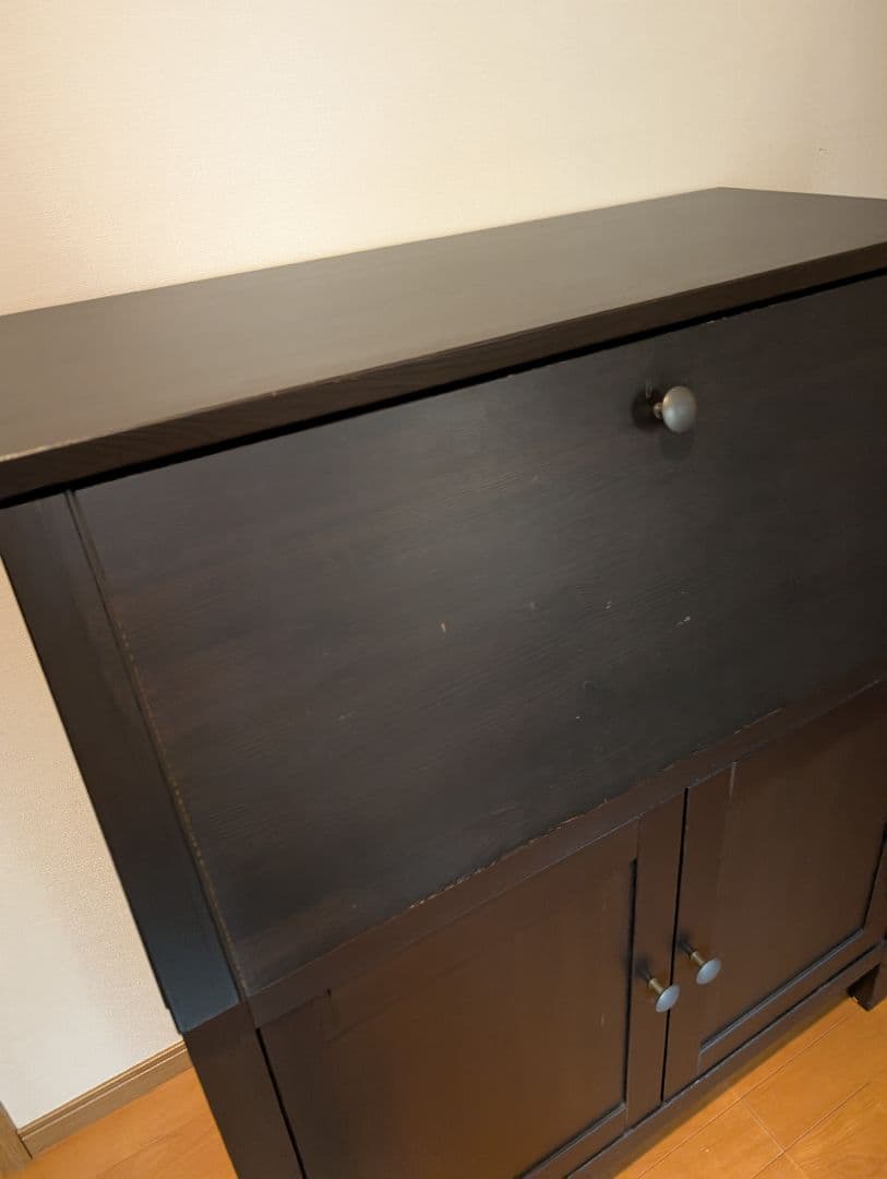 《送料込》IKEA ヘムネス ライティングビューロー ライティングデスク 机収納