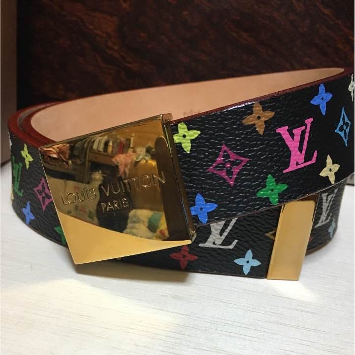 ルイヴィトン マルチカラーのベルトですの通販はau PAY マーケット