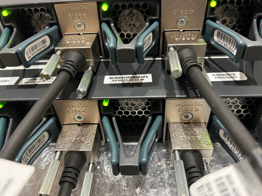 CCNA、CCNP】2台セット スタックCisco L3スイッチ3650 - メルカリ