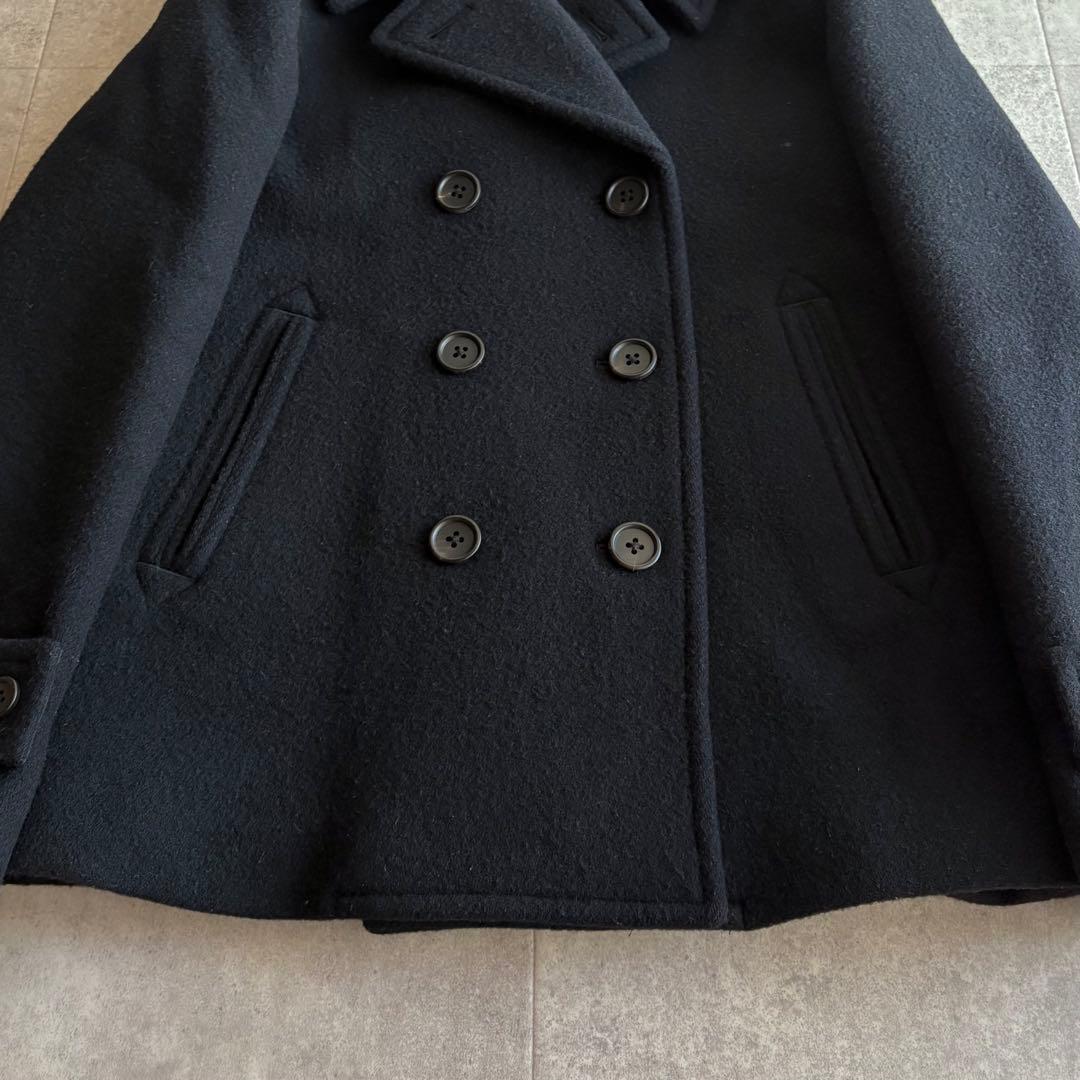 マーガレットハウエル ウール カシミヤ ピーコート ブラック Ⅱ - メルカリ