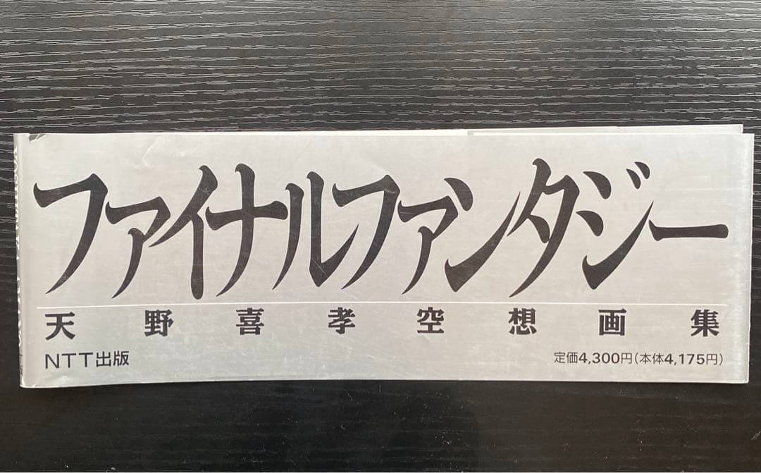 直筆サイン入り】天野喜孝 空想画集 ファイナルファンタジーの世界