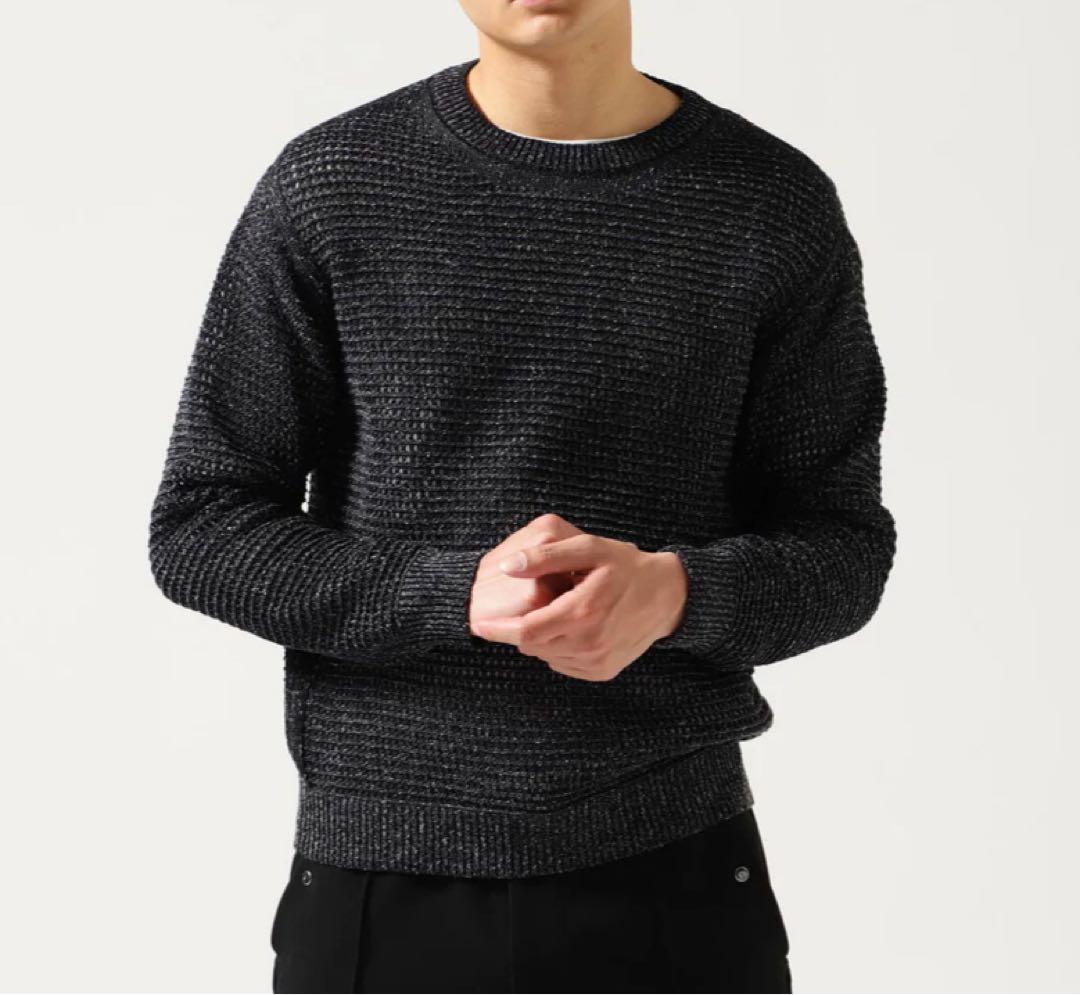 専用⭐︎YOKE MESH KNITTED CREWNECK SWEATER 黒 YOKE/ヨーク/MESH KNITTED CREWNECK SWEATER | GARDEN（ガーデン