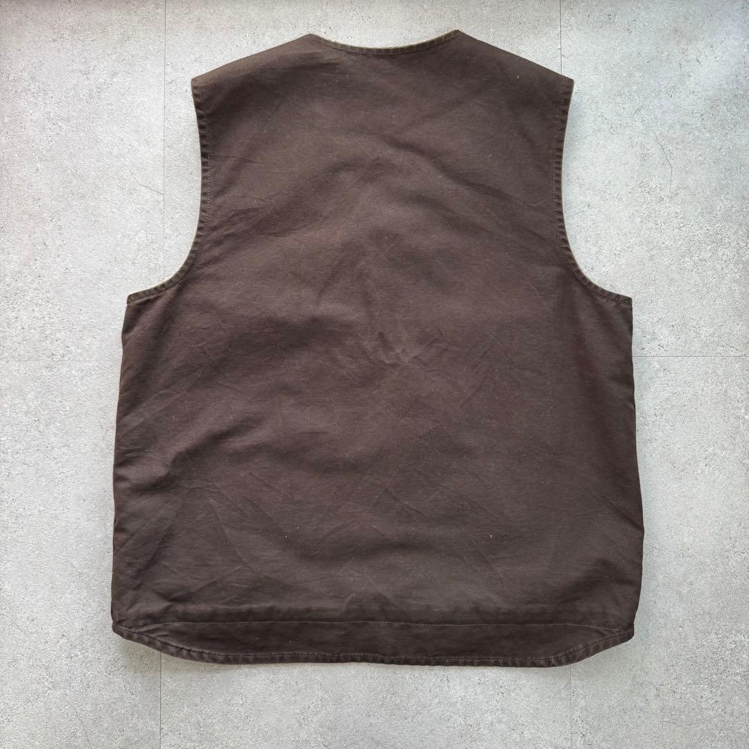 極上 90s カーハート ダックベスト ボア v26 DKB XL tall - メルカリ