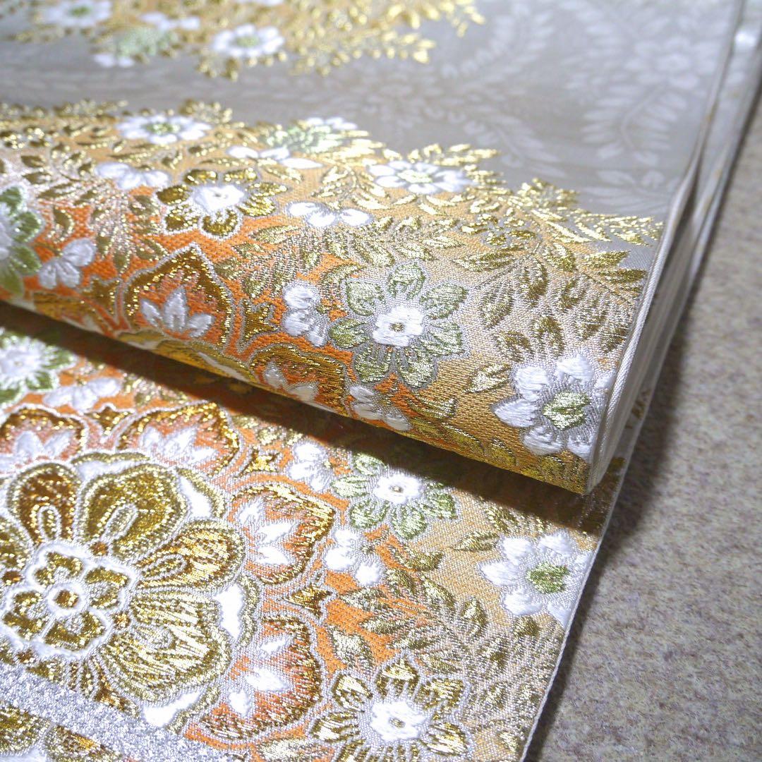 必見！早い者勝ち！！ 正絹 中古 西陣織 仕立て上がり袋帯☆259 - メルカリ