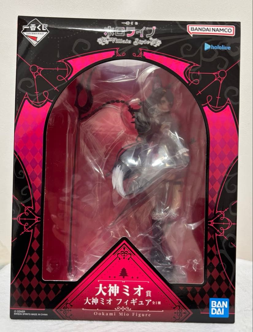 一番くじ ホロライブ ～Villain Style～　フィギュア　大神ミオ 一番賞 Hololive ～Villain Style～ 新品情報 🔎 一番くじ ホロライブ