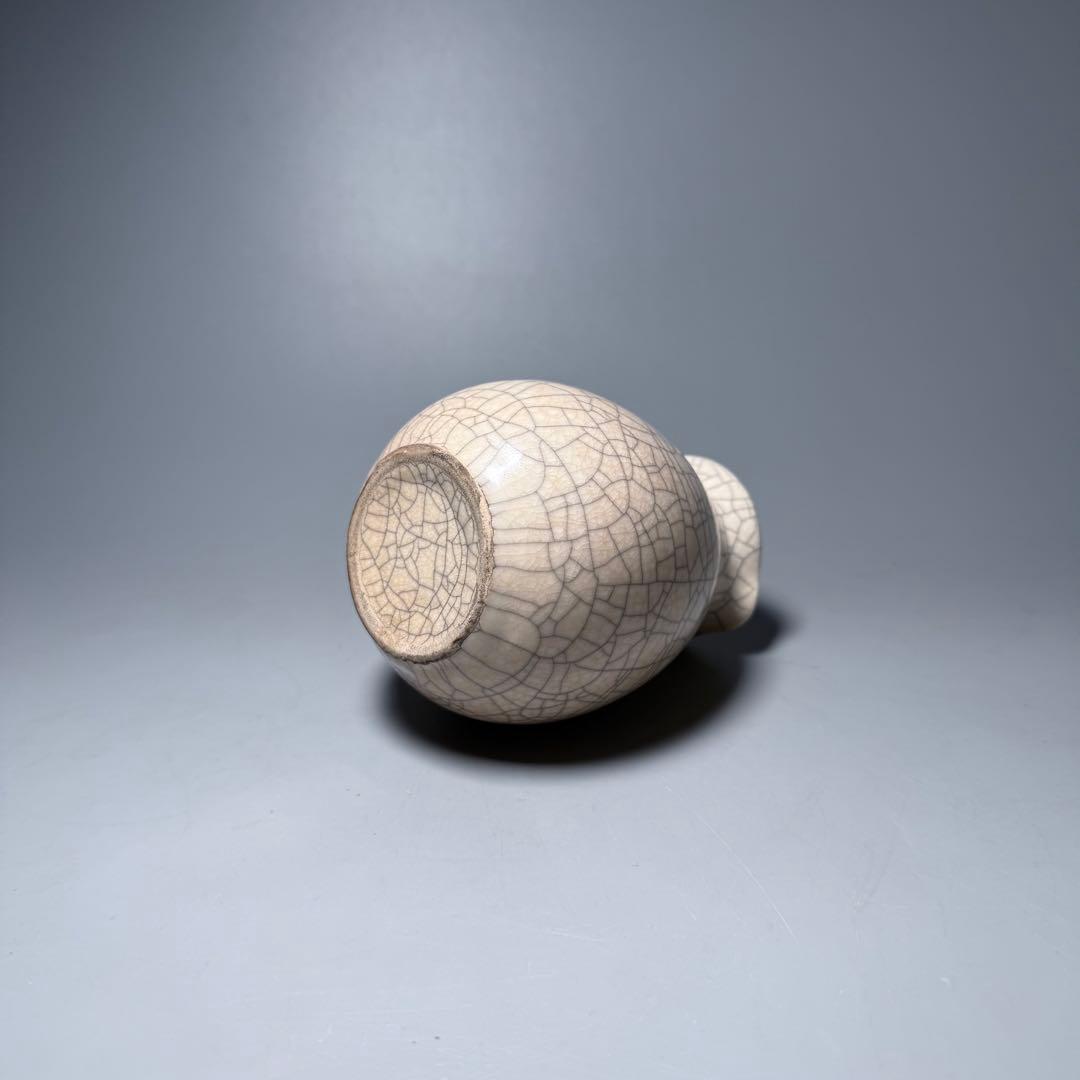 中国美術　宋代　哥窯　唐物　中国古玩　古美術　美しい貫入　11.6cm