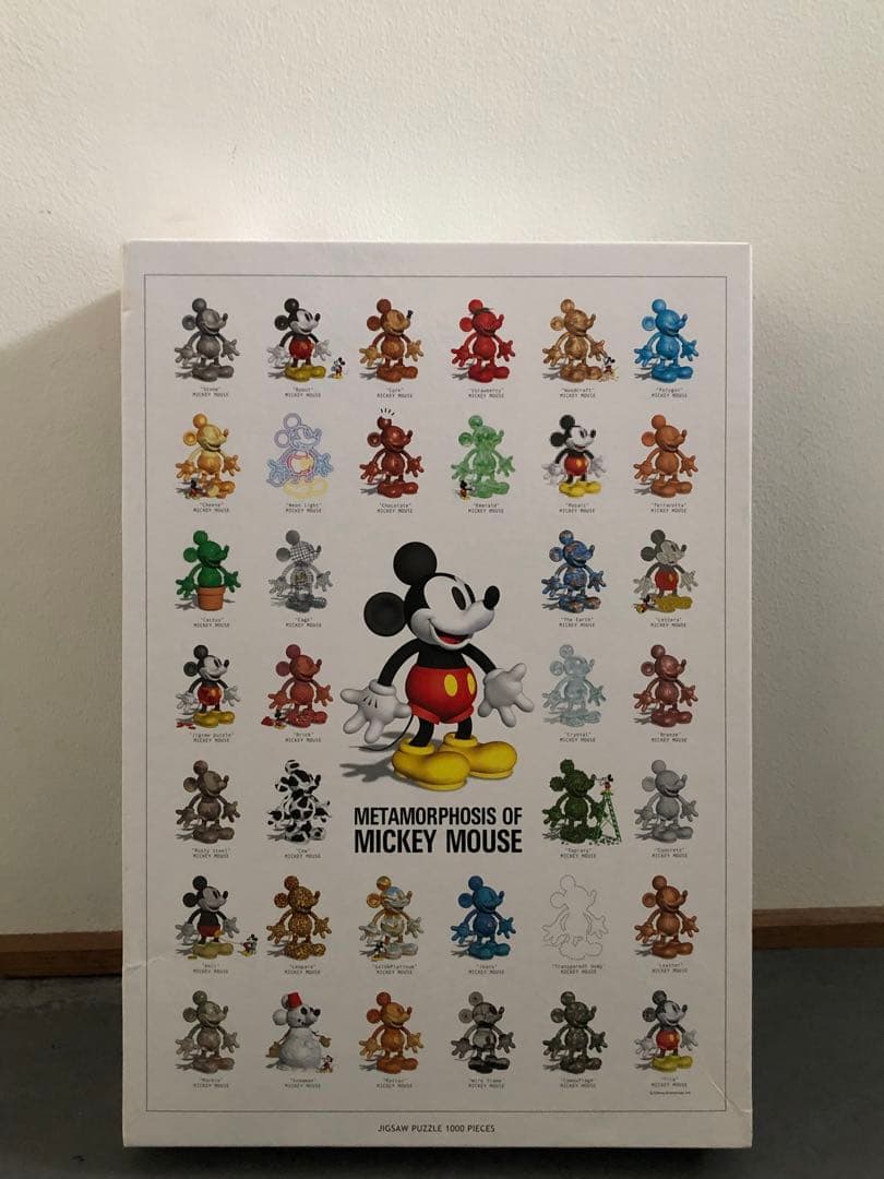 新品未使用 メタモルフォシスオブミッキーマウス パズル 1000ピース