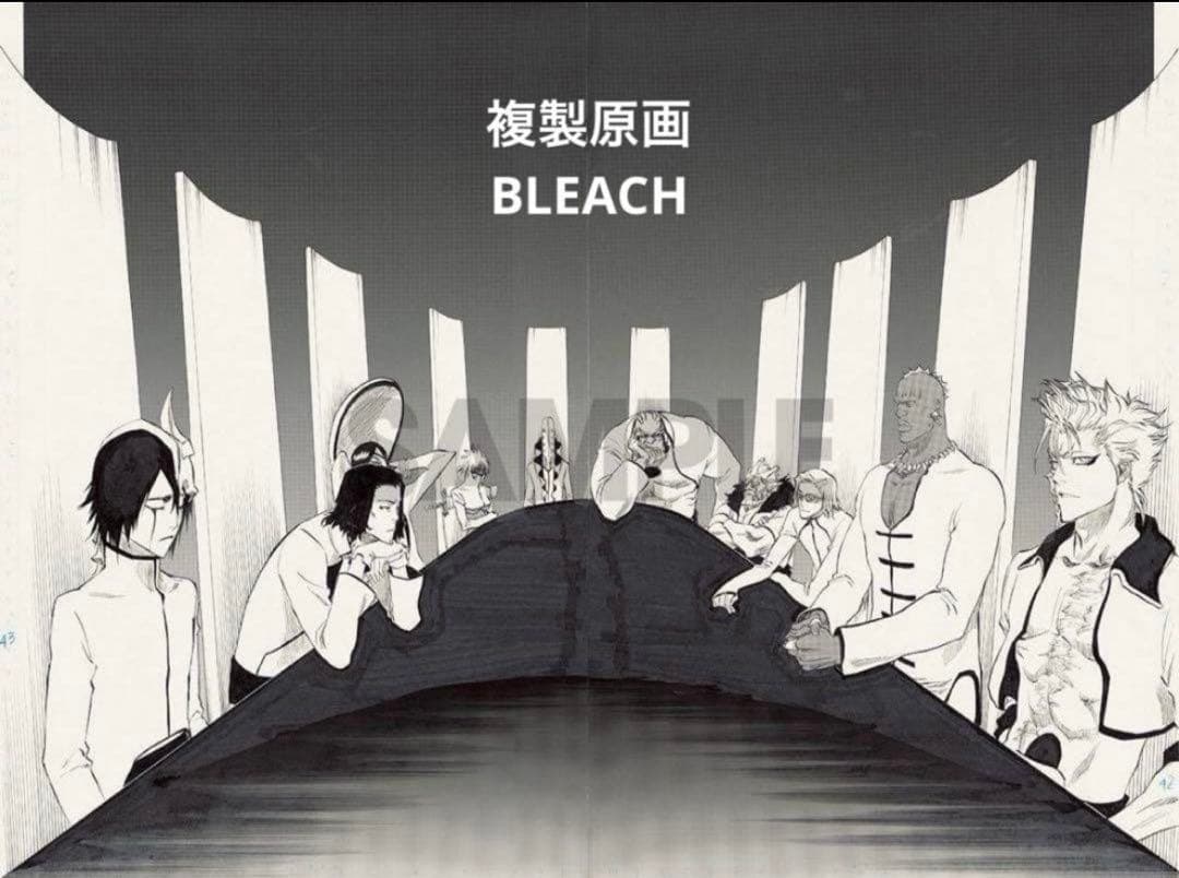 BREACH 原画展 複製原稿 B3Hサイズ 十刃＜エスパーダ＞集合絵 - メルカリ