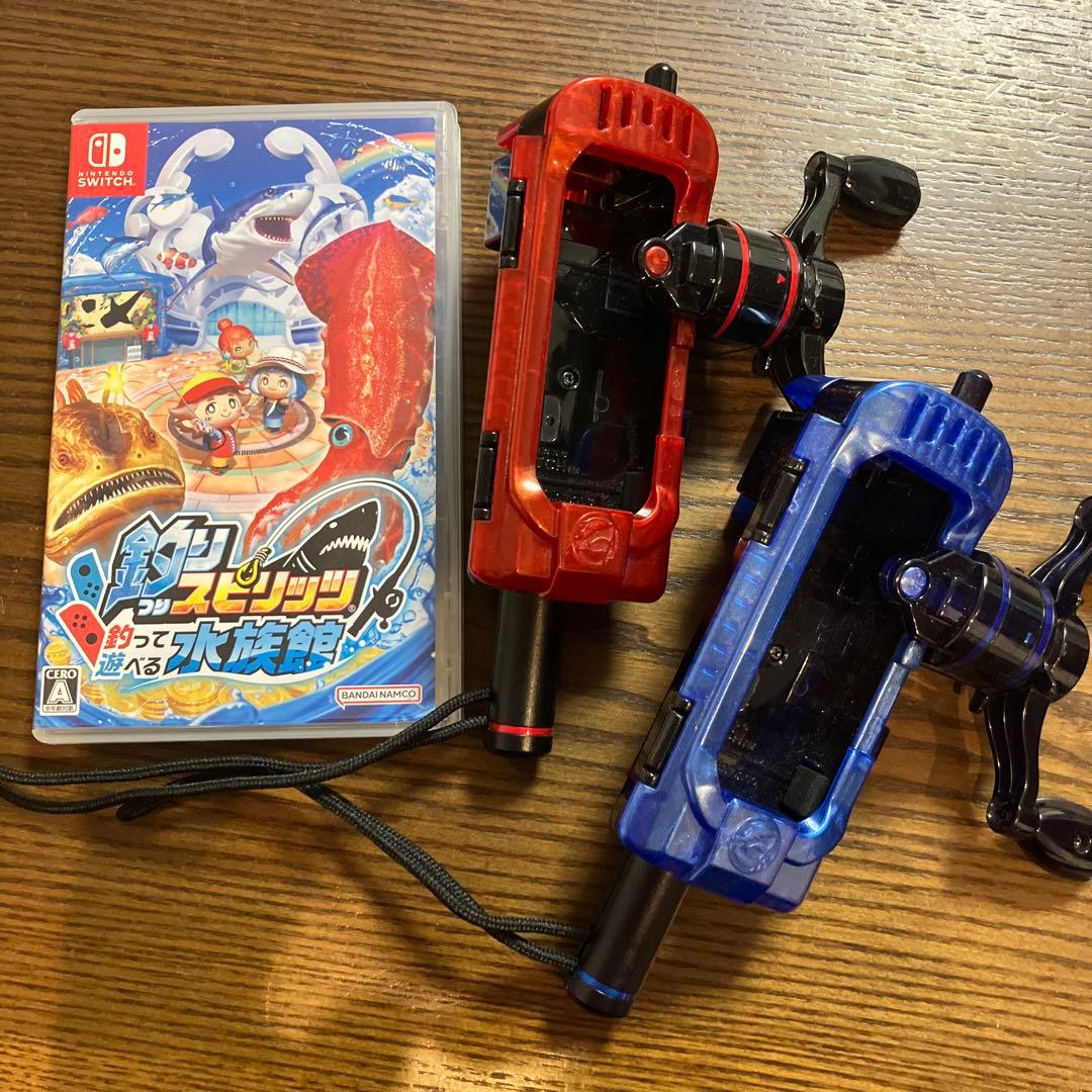釣りスピリッツ 釣って遊べる水族館 通常版　セット Amazon.co.jp: 釣りスピリッツ 釣って遊べる水族館 -Switch : ゲーム
