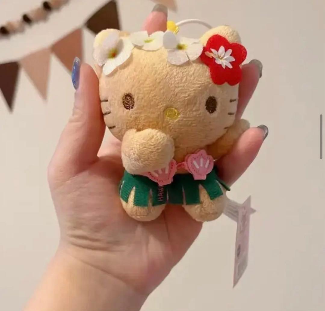 日焼けキティ ガングロキティ ハワイ ストラップ キーホルダー