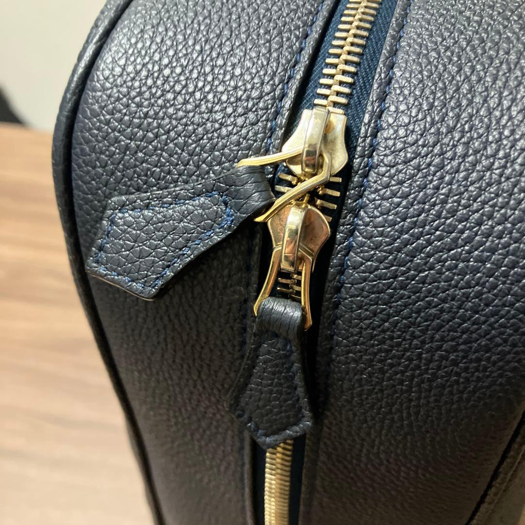 極美品】Cisei guji別注ブリーフケース ネイビー - メルカリ