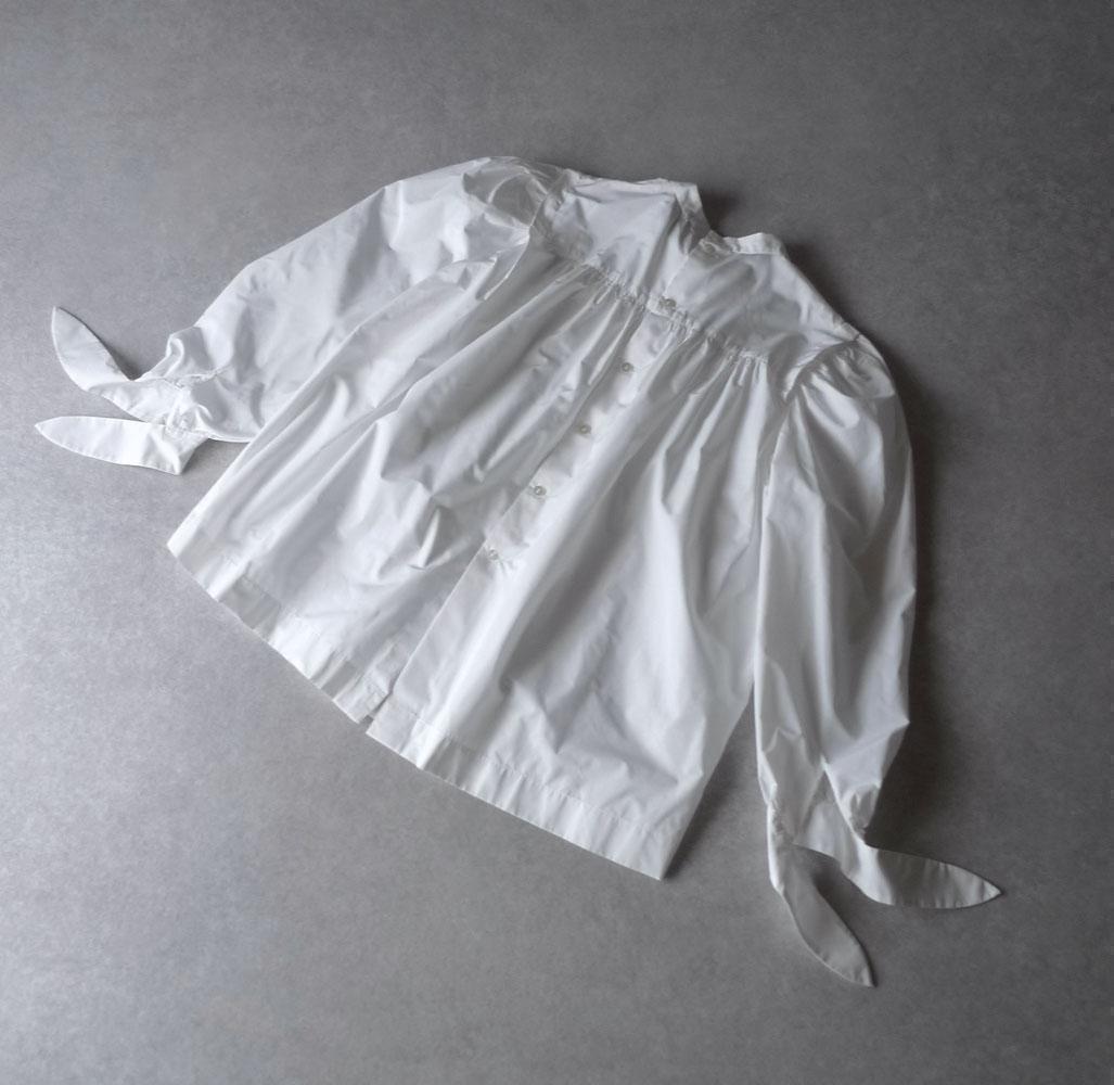 美品 ユナイテッドアローズ TOKYO 2万 ギャザーブラウス ホワイト 395