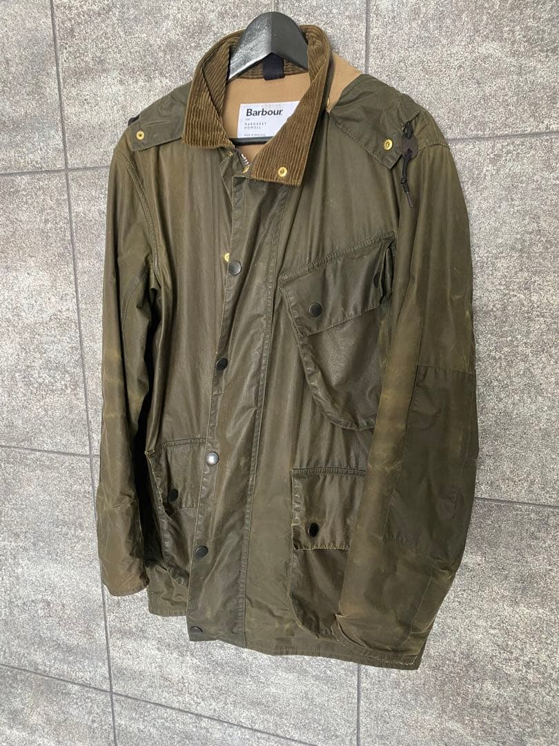 BARBOUR × MARGARET HOWELLオリーブA7モッズコート - メルカリ
