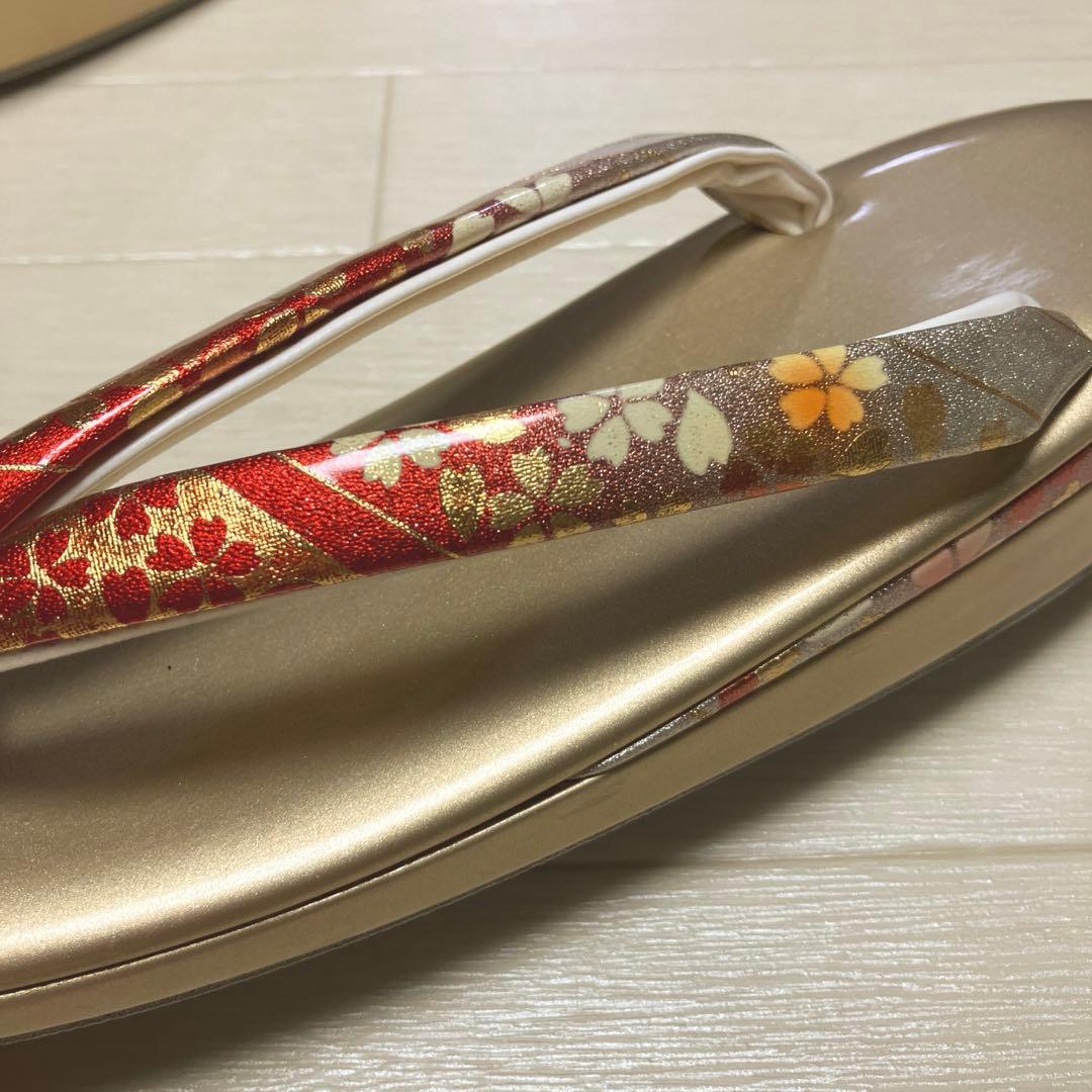 《未使用》草履バッグセット　成人式　日本製　24センチ