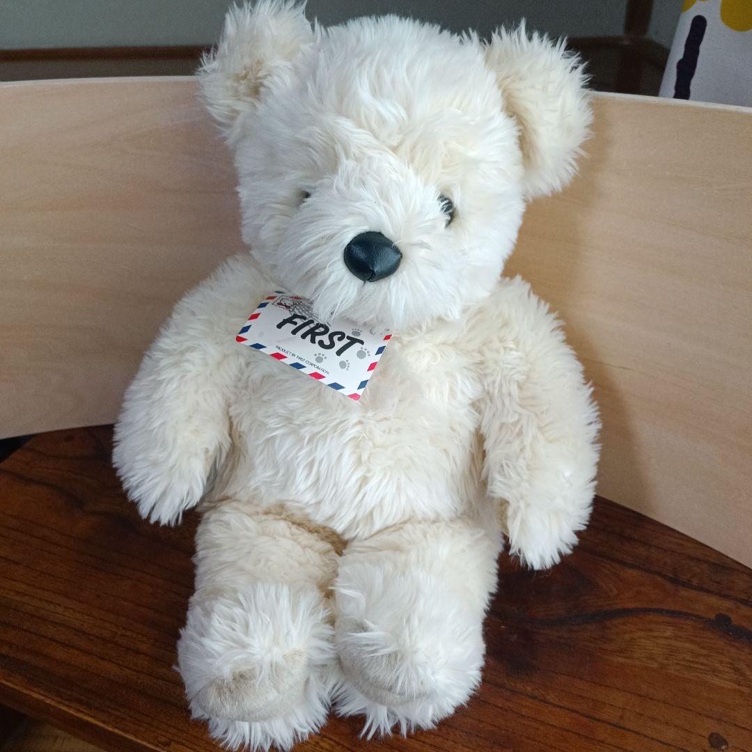 昭和レトロ ファースト社 しろくま 白くま エアメールベア ぬいぐるみ