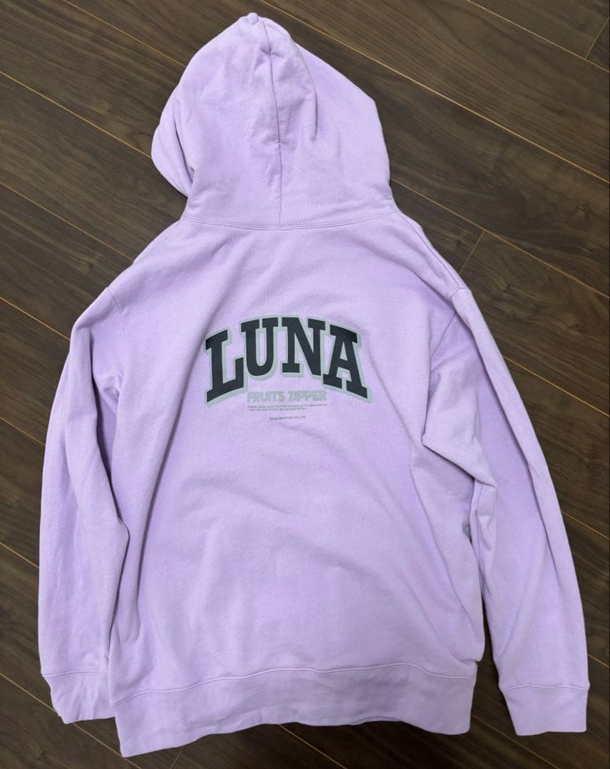 FRUITS ZIPPER FC限定 パーカー 仲川瑠夏 - メルカリ
