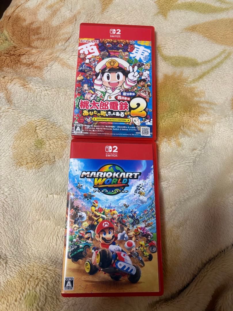 お*ー様 Switch2 マリオカートワールド　桃太郎電鉄2 西日本東日本　セッ Nintendo Switch 【即日出荷・新品】Nintendo (初回特典付)桃太郎電鉄2