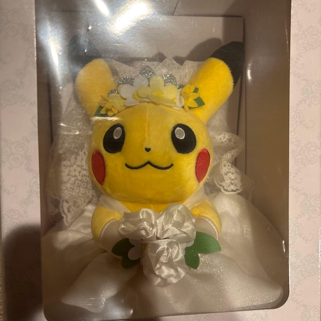 ピカチュウ ウェディング洋装 ぬいぐるみ 2体セット
